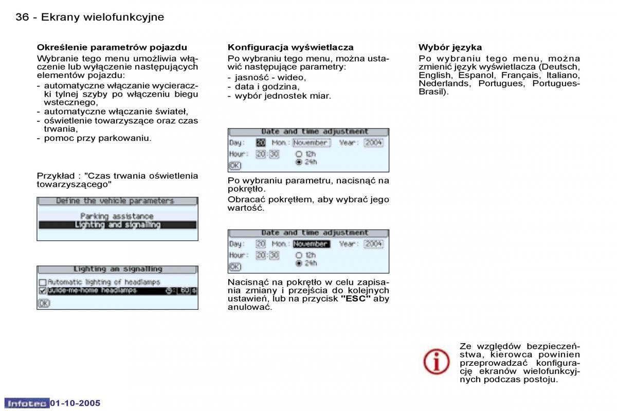 Peugeot 307 instrukcja obslugi / page 38