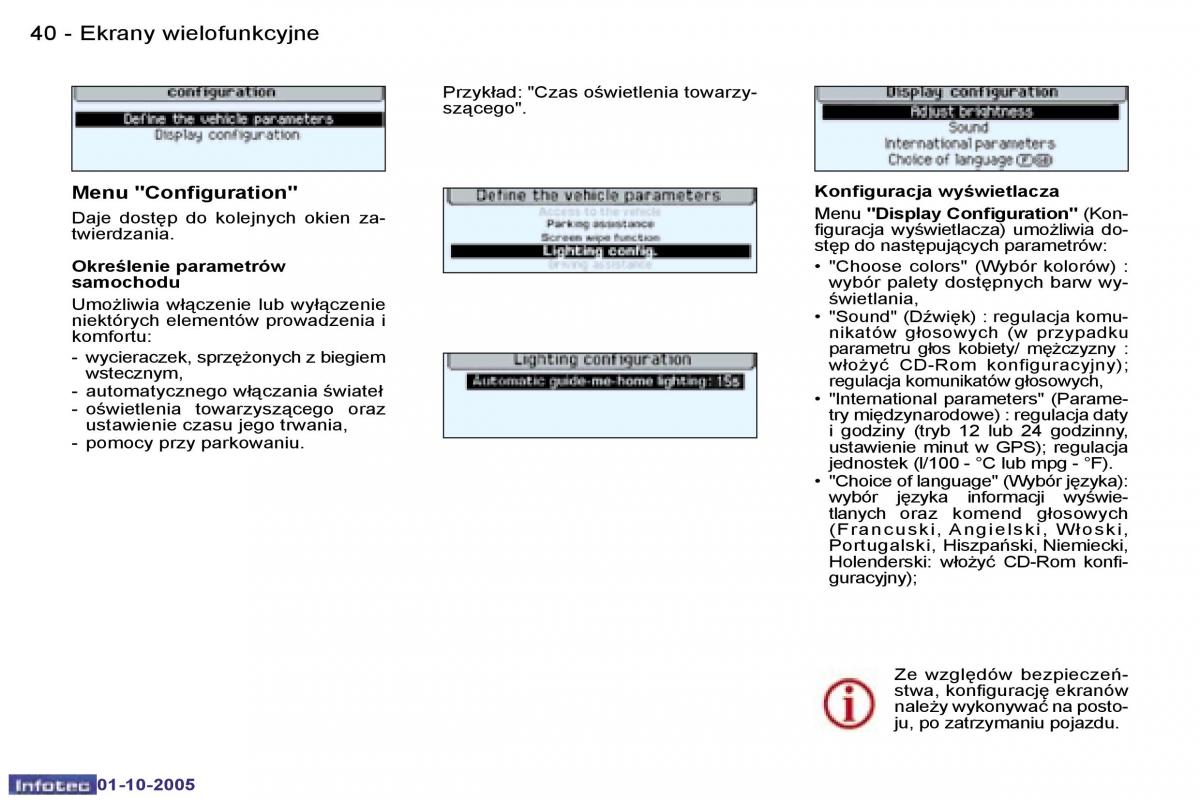 Peugeot 307 instrukcja obslugi / page 42