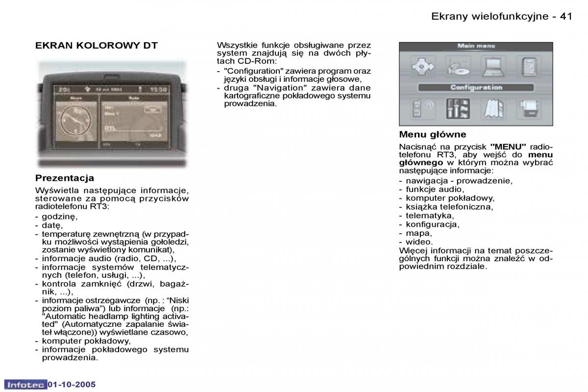 Peugeot 307 instrukcja obslugi / page 43