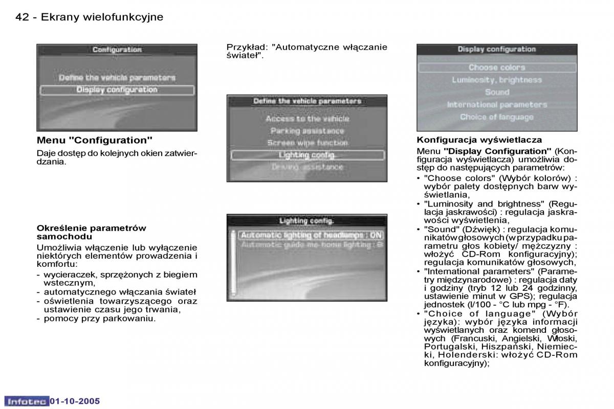 Peugeot 307 instrukcja obslugi / page 44