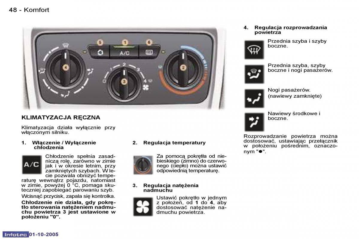 Peugeot 307 instrukcja obslugi / page 50