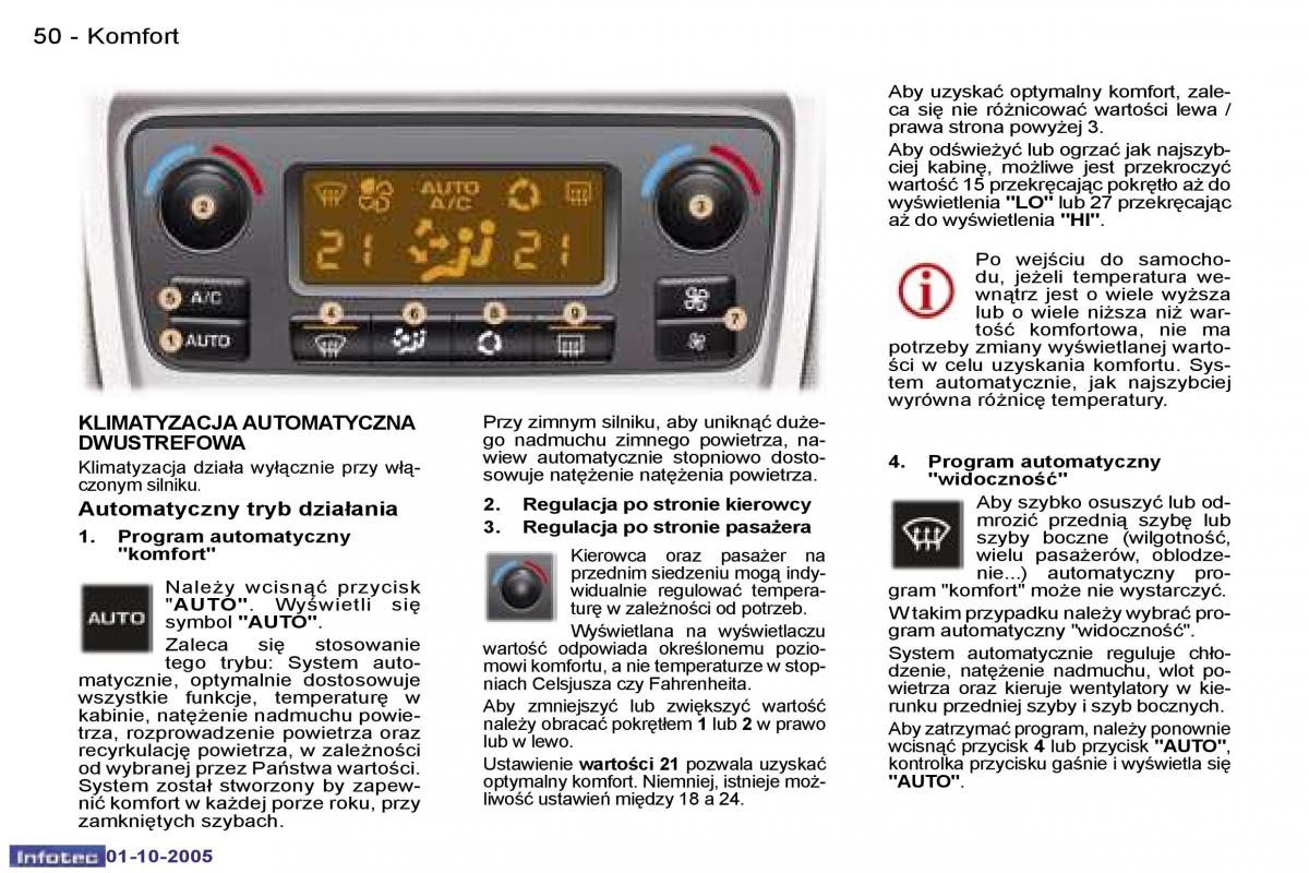 Peugeot 307 instrukcja obslugi / page 52