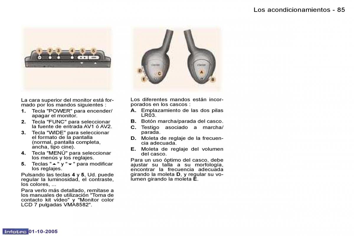 Peugeot 307 manual del propietario / page 96