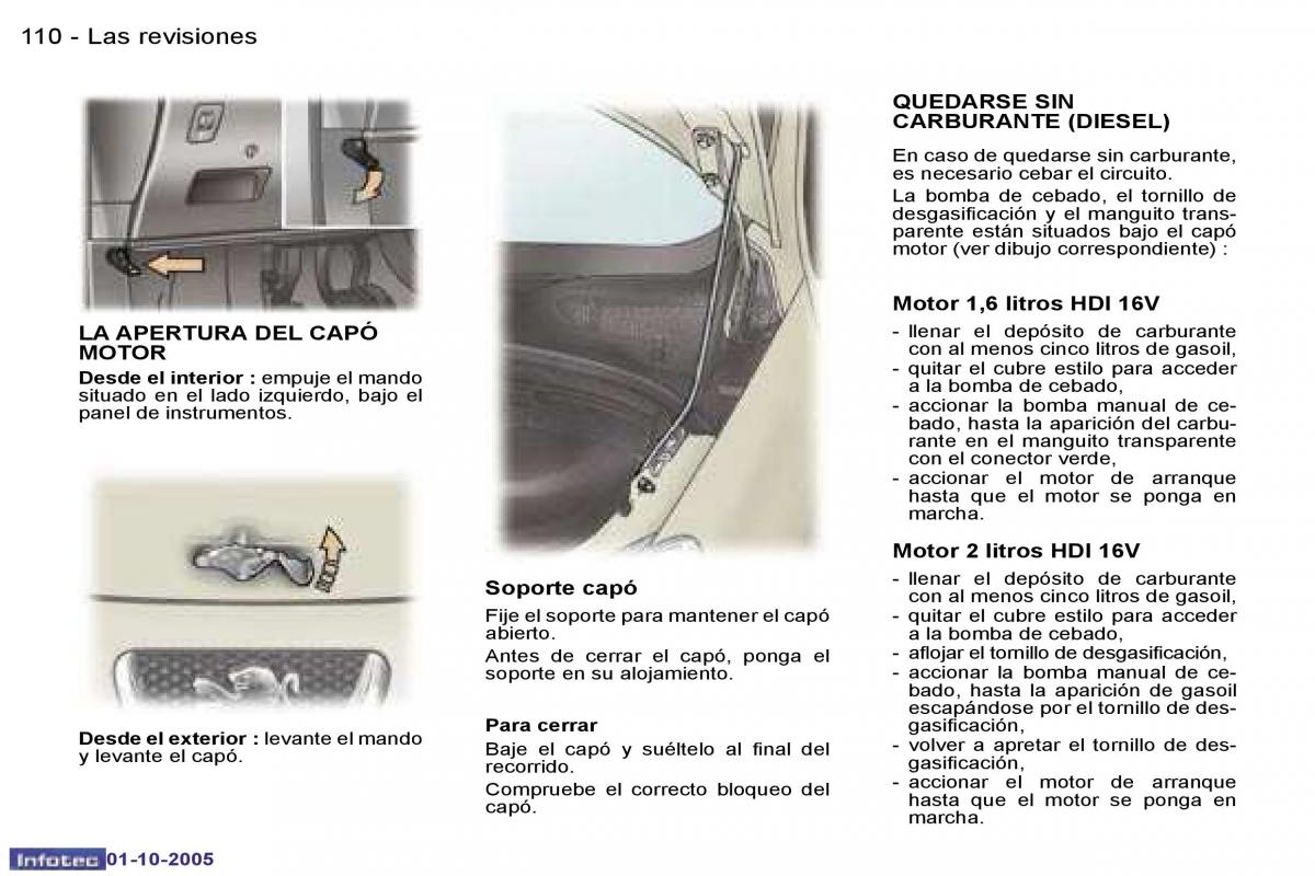 Peugeot 307 manual del propietario / page 123