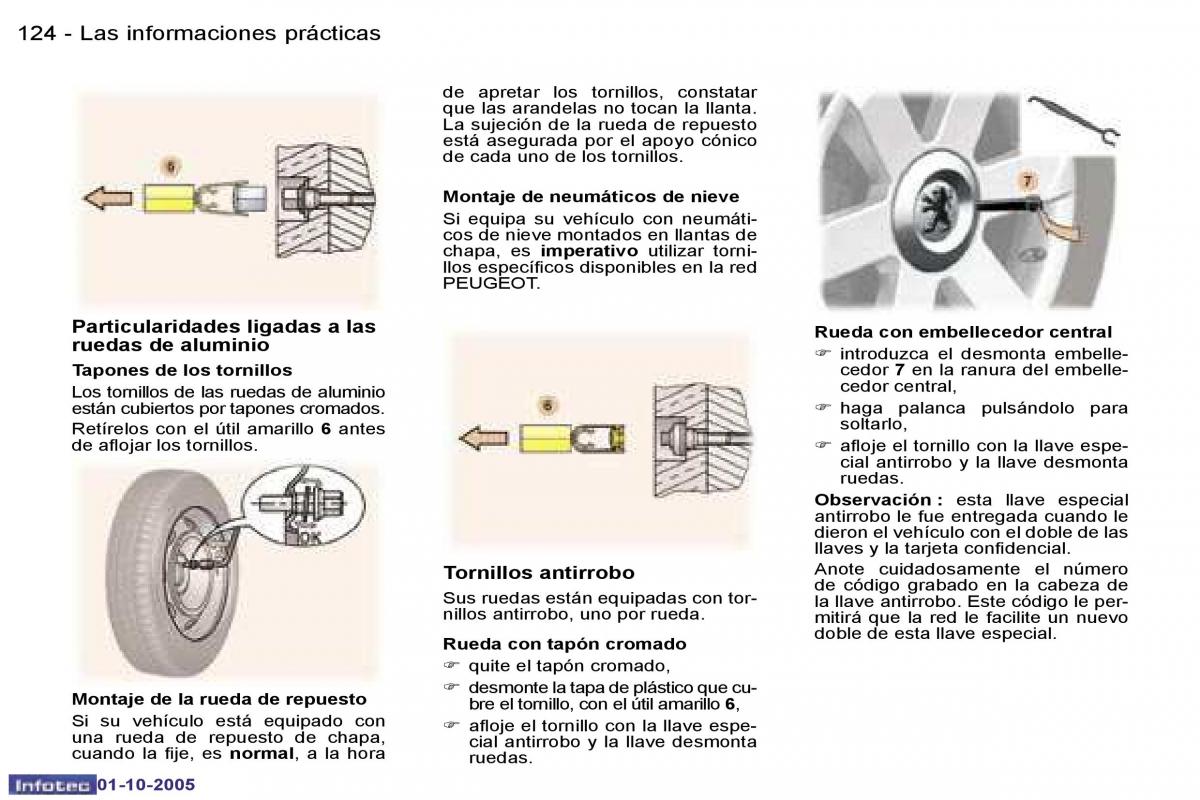 Peugeot 307 manual del propietario / page 135