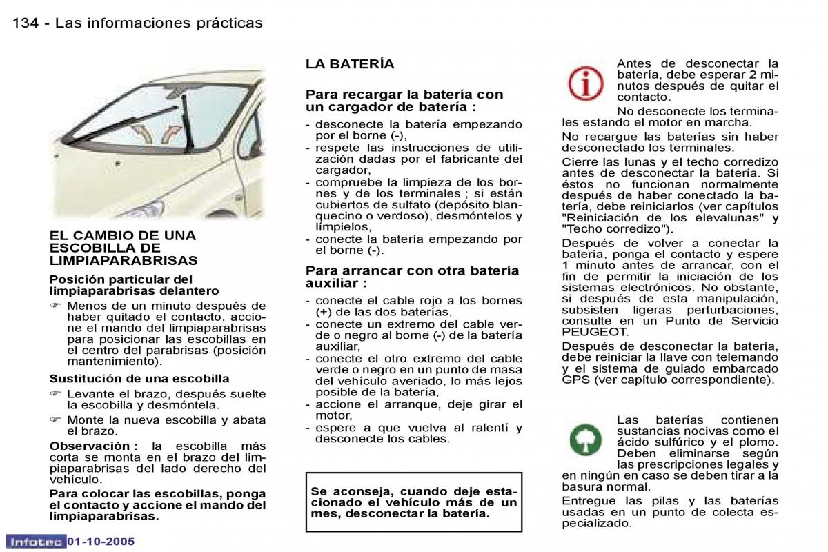 Peugeot 307 manual del propietario / page 150