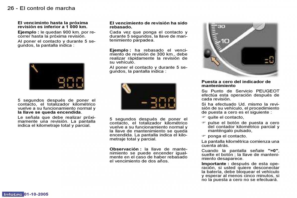 Peugeot 307 manual del propietario / page 23