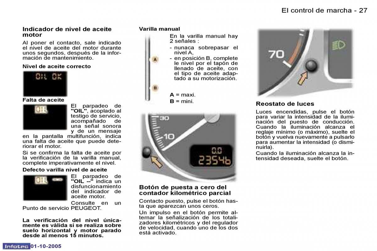 Peugeot 307 manual del propietario / page 24