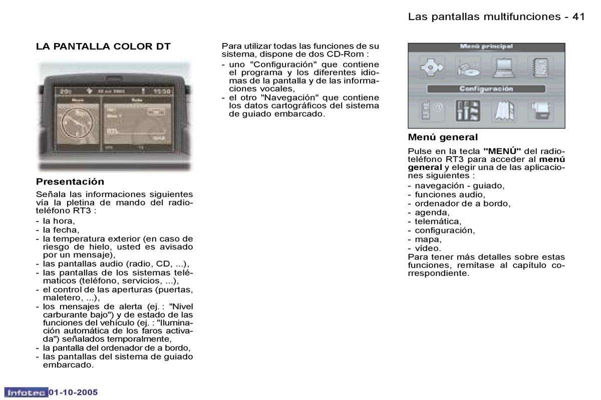 Peugeot 307 manual del propietario / page 43