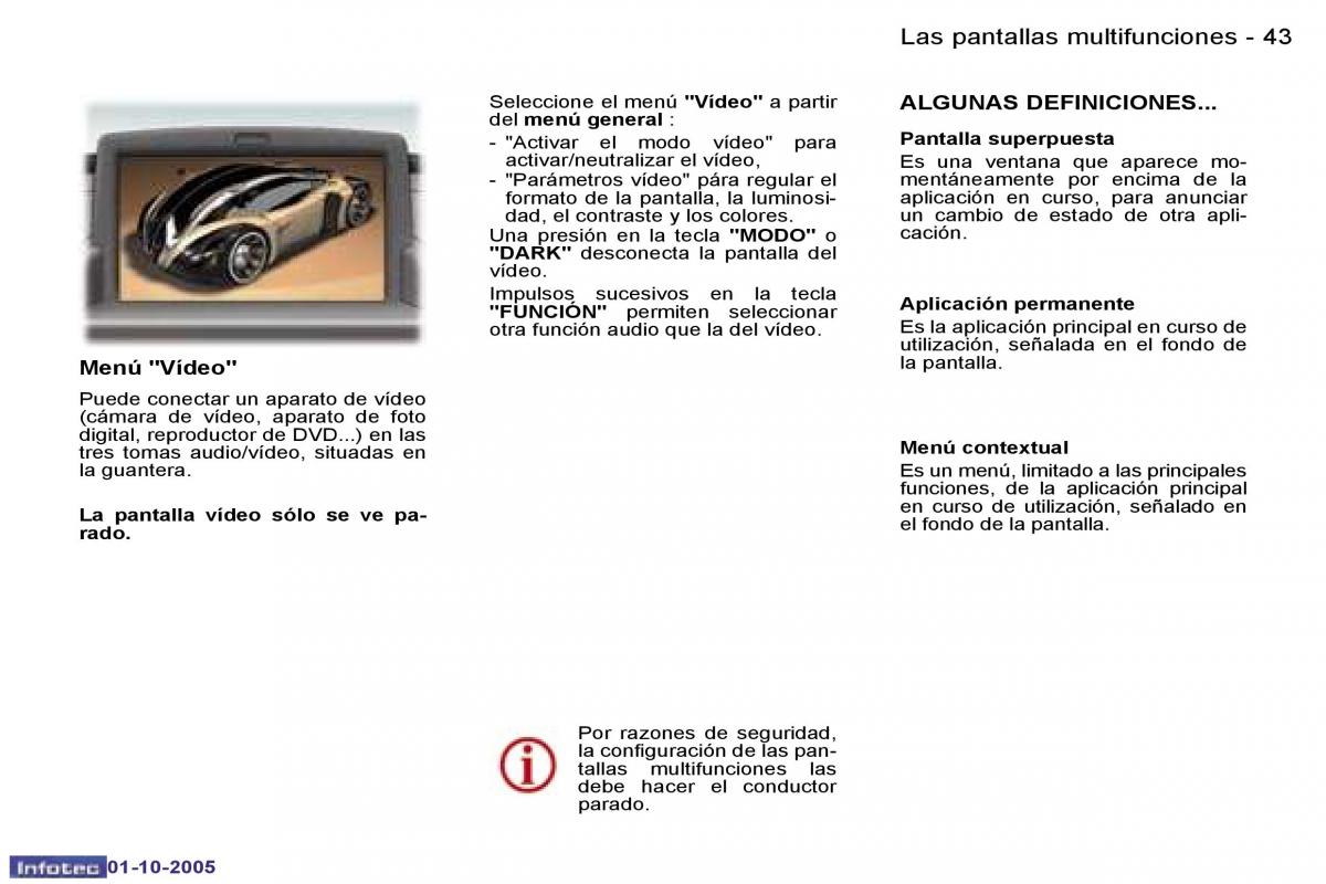 Peugeot 307 manual del propietario / page 45