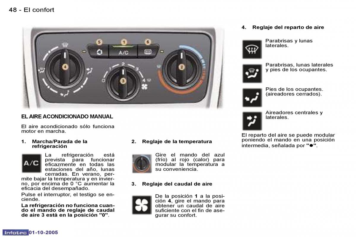 Peugeot 307 manual del propietario / page 50