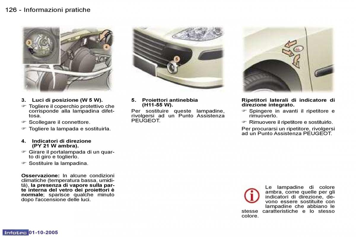 Peugeot 307 manuale del proprietario / page 139