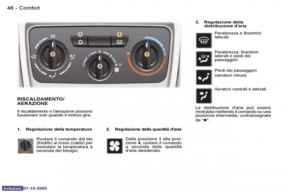 Peugeot 307 manuale del proprietario / page 48