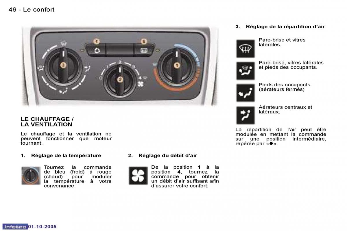 Peugeot 307 manuel du proprietaire / page 47