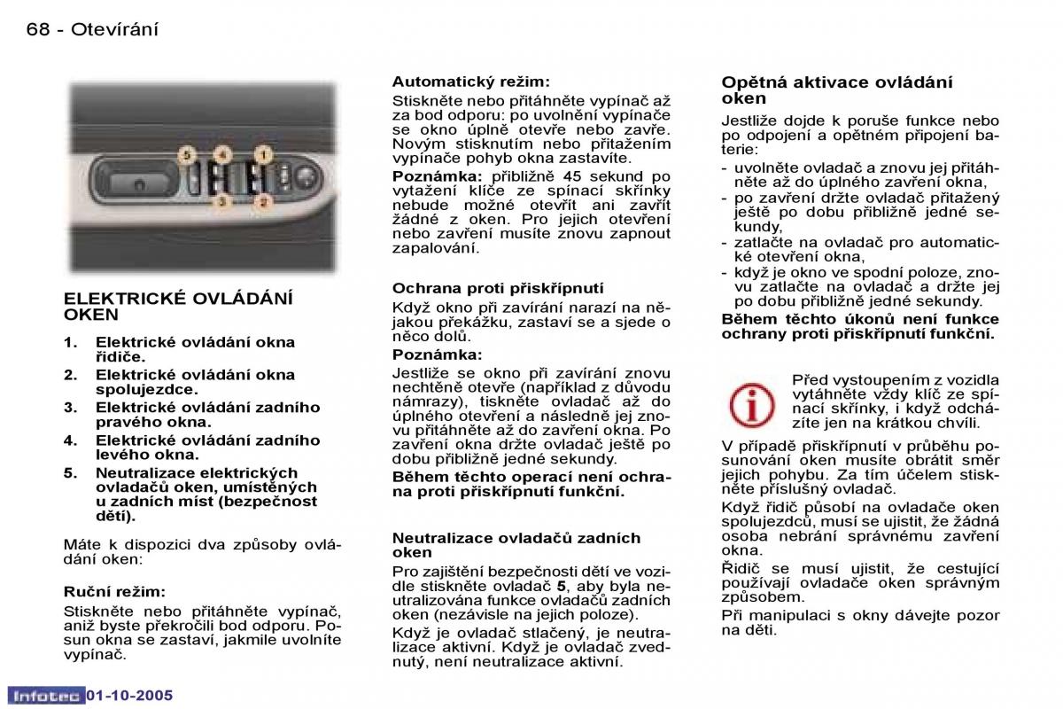 Peugeot 307 navod k obsludze / page 73