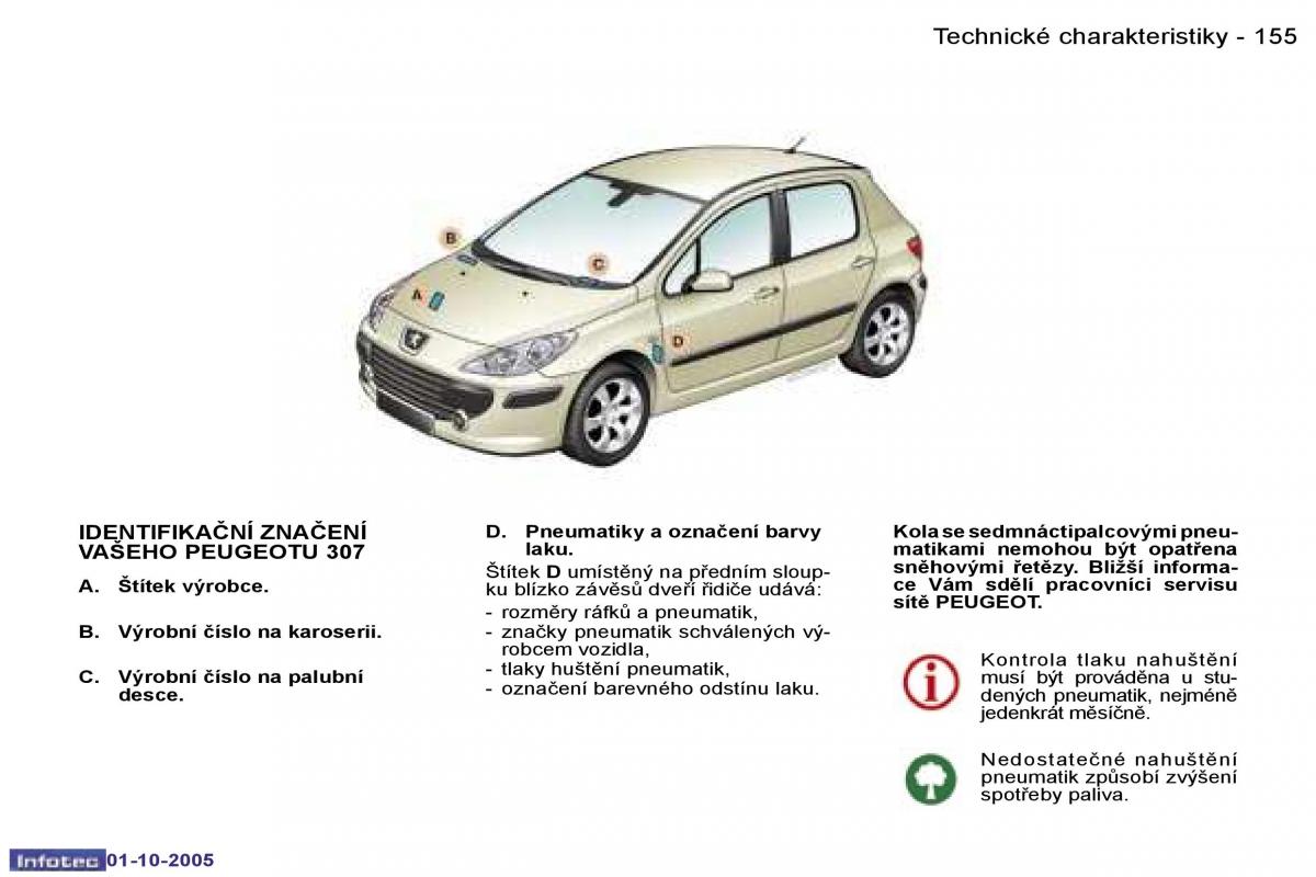 Peugeot 307 navod k obsludze / page 171