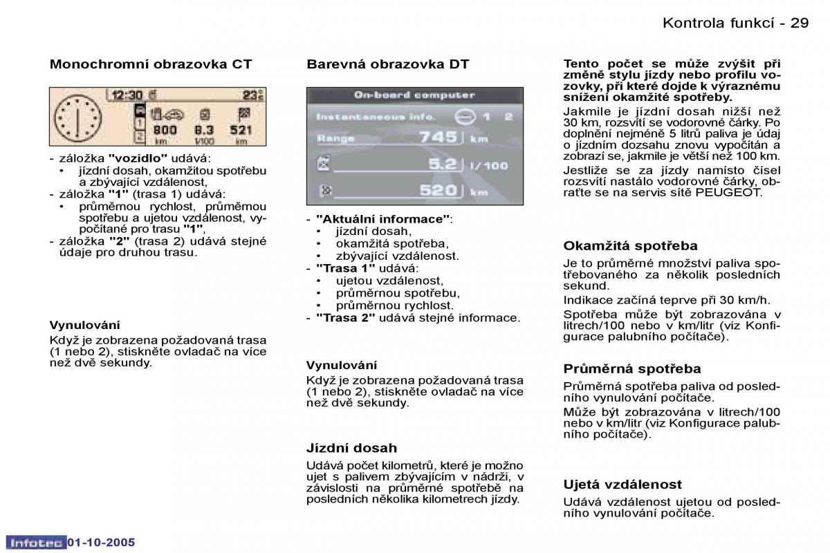 Peugeot 307 navod k obsludze / page 31