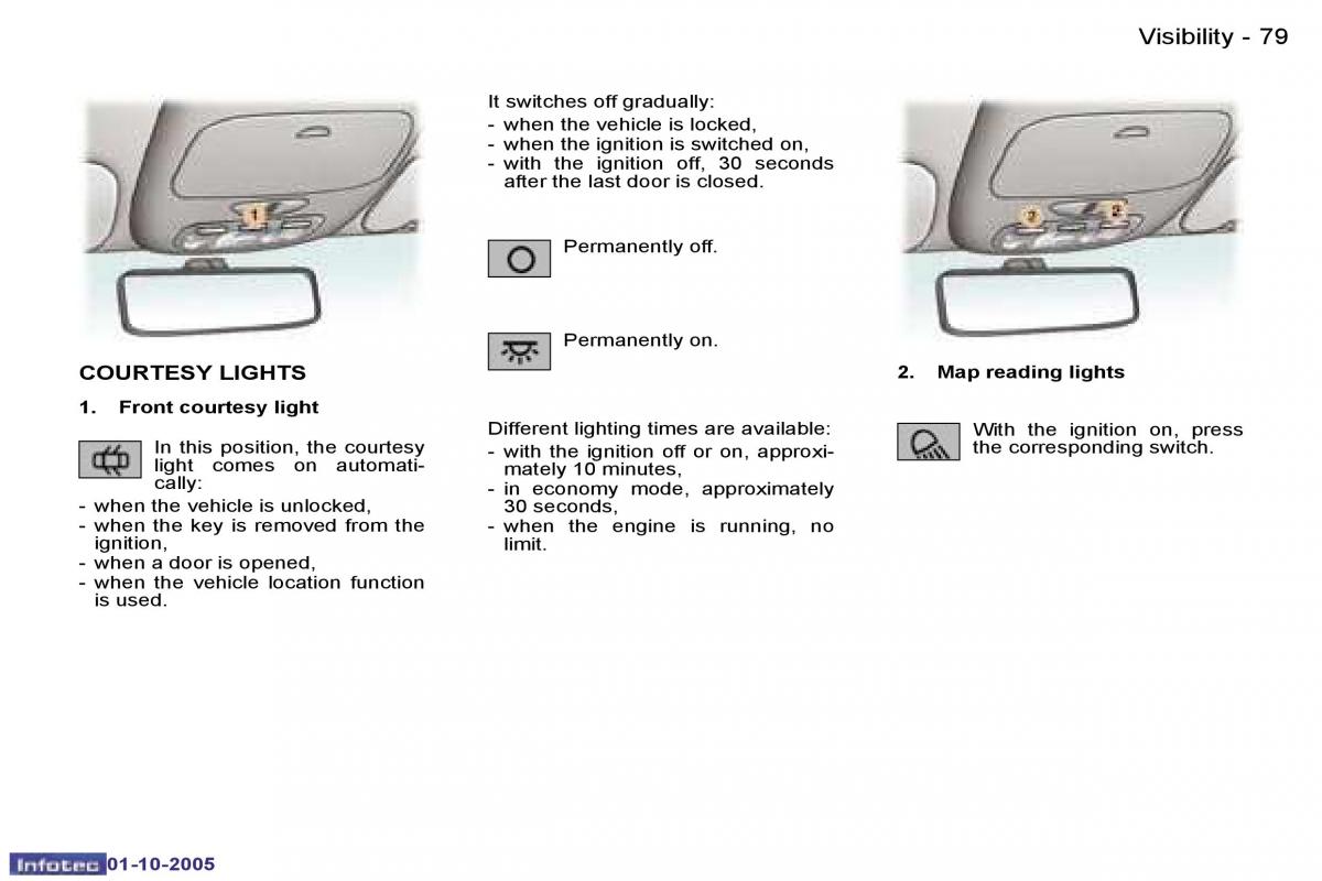 Peugeot 307 owners manual / page 88