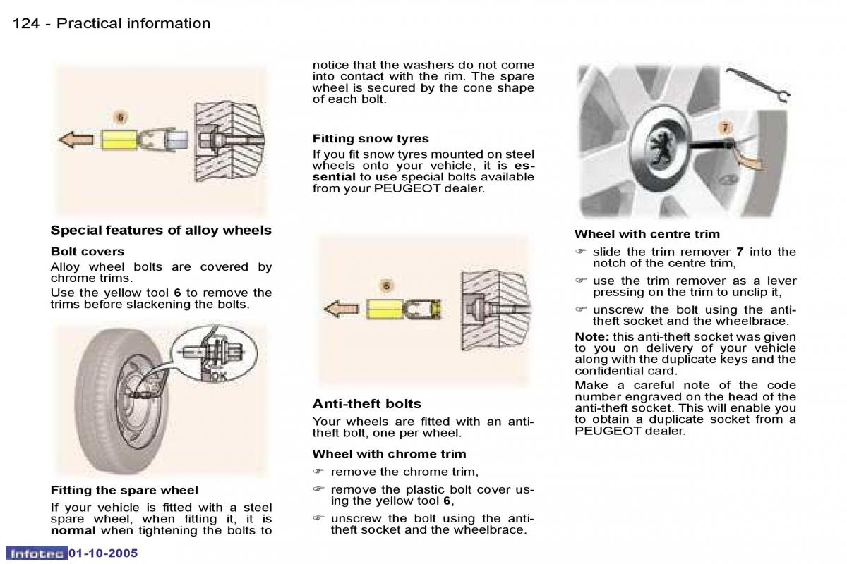 Peugeot 307 owners manual / page 135