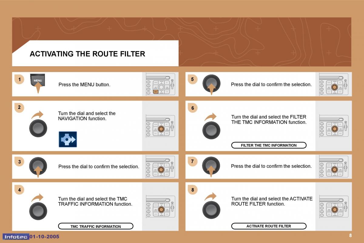 Peugeot 307 owners manual / page 179