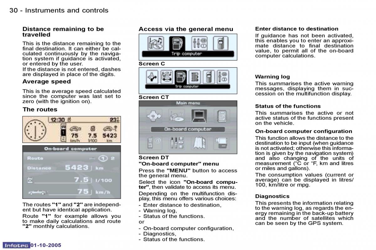 Peugeot 307 owners manual / page 32