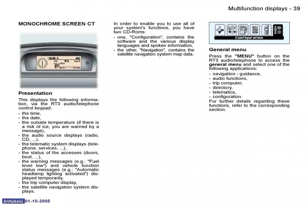 Peugeot 307 owners manual / page 41