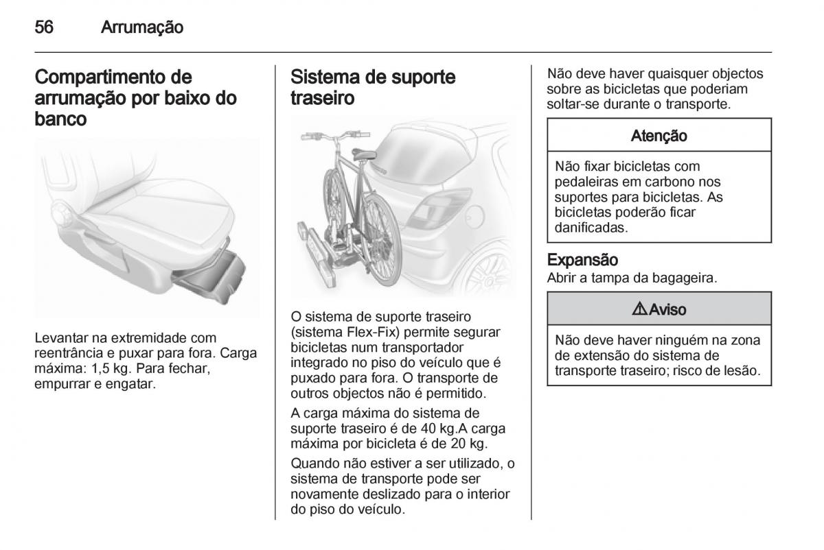 Opel Corsa D manual del propietario / page 58