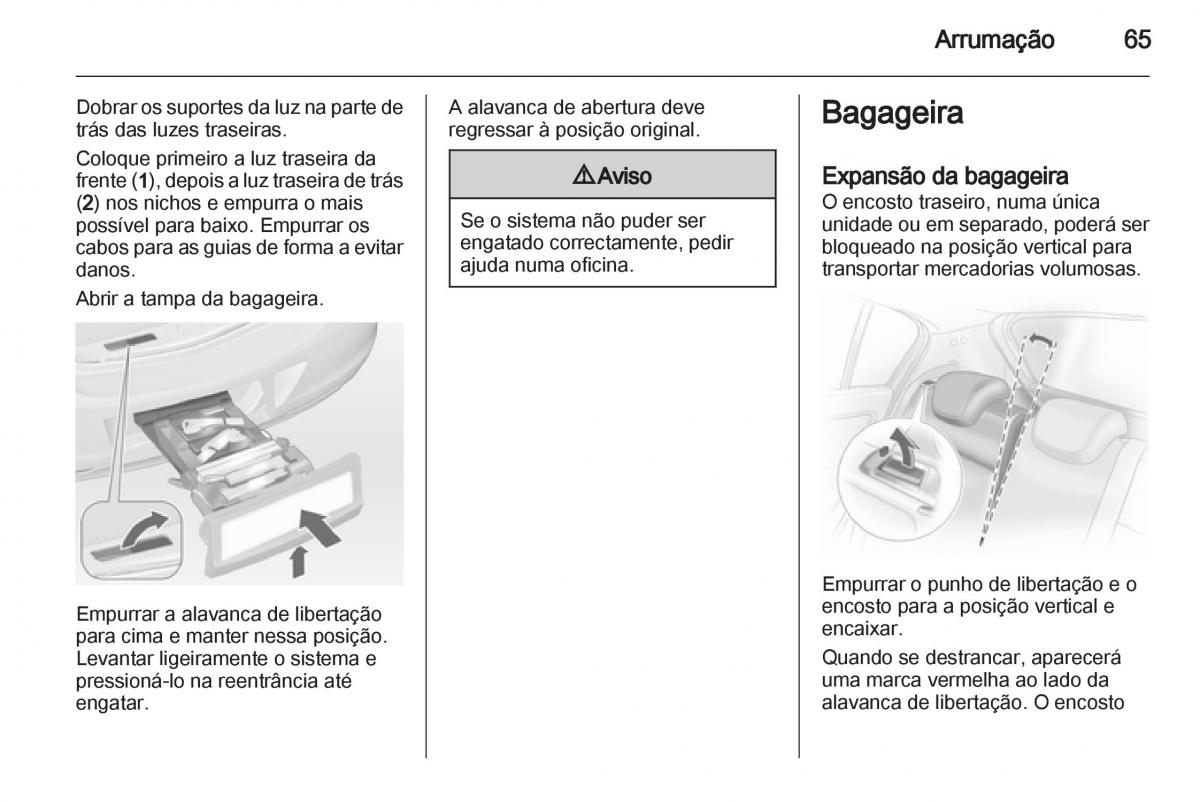 Opel Corsa D manual del propietario / page 67