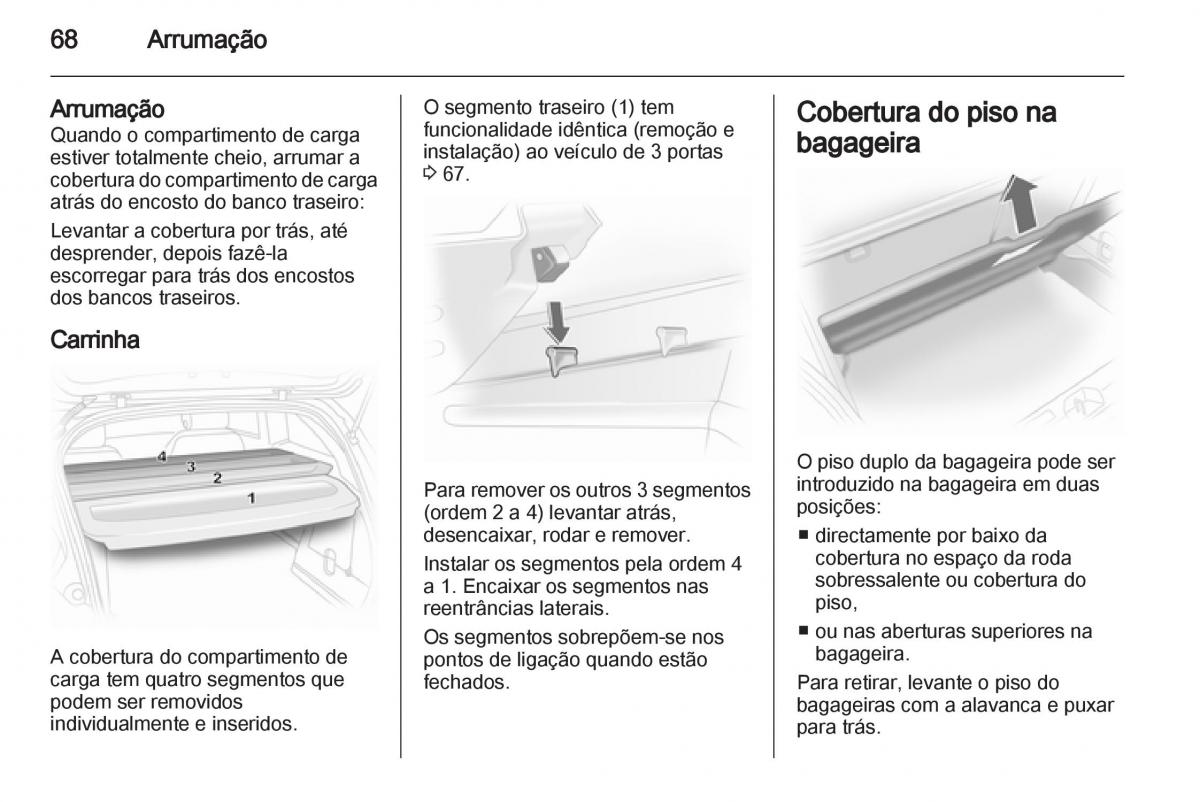 Opel Corsa D manual del propietario / page 70