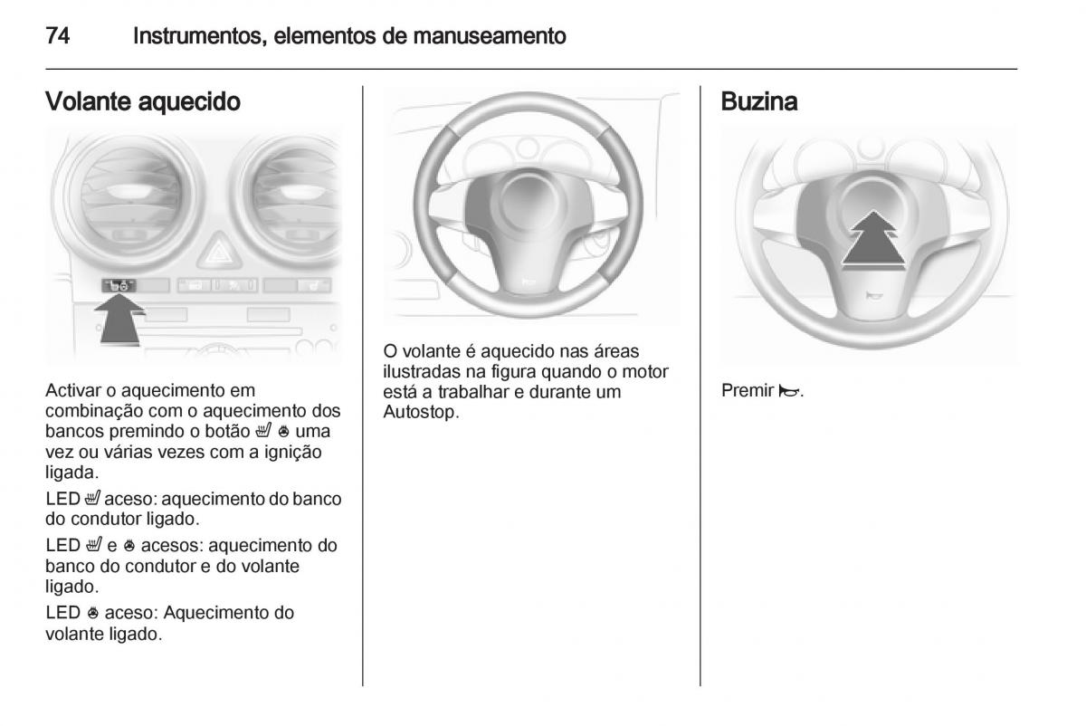 Opel Corsa D manual del propietario / page 76