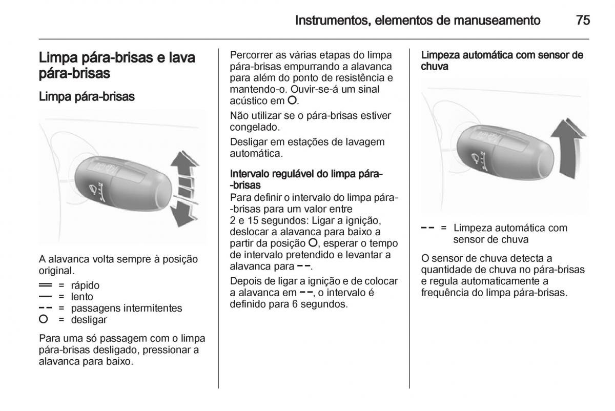 Opel Corsa D manual del propietario / page 77