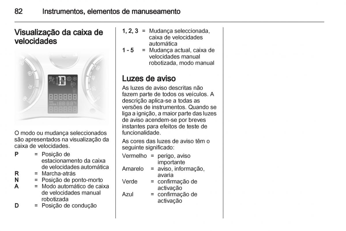 Opel Corsa D manual del propietario / page 84