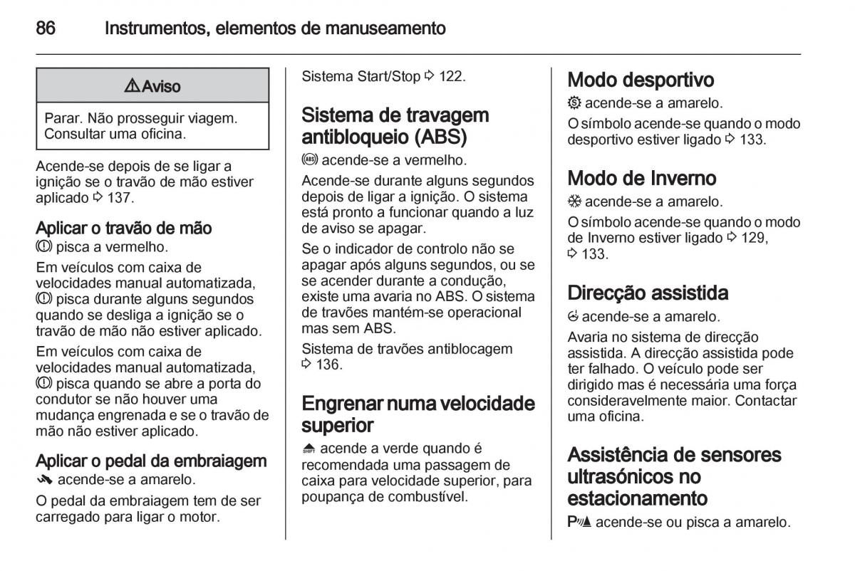 Opel Corsa D manual del propietario / page 88