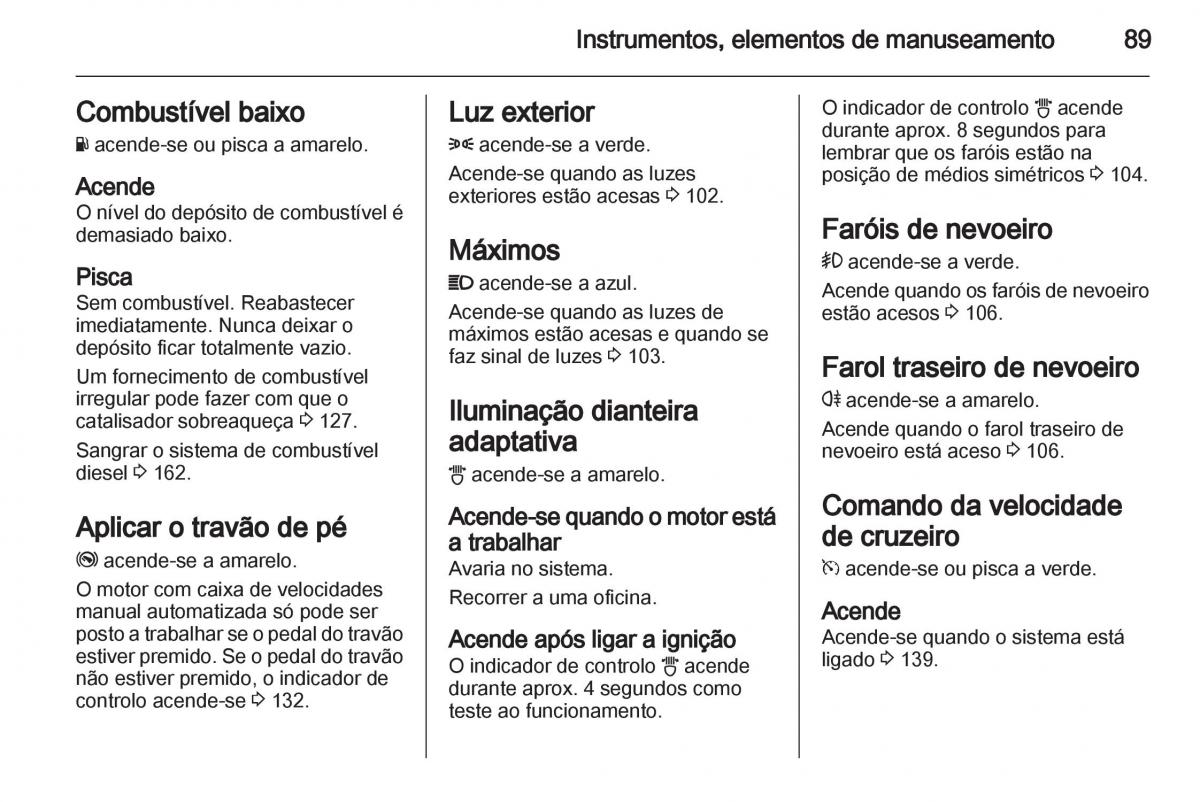 Opel Corsa D manual del propietario / page 91