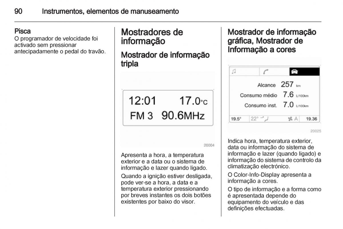 Opel Corsa D manual del propietario / page 92