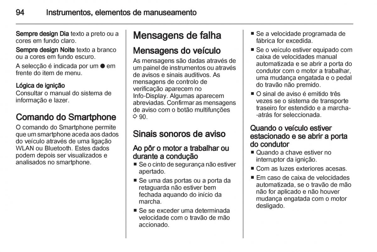 Opel Corsa D manual del propietario / page 96