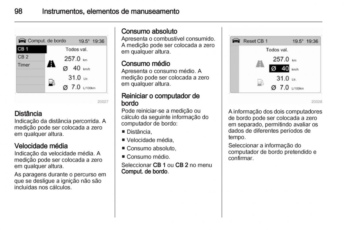 Opel Corsa D manual del propietario / page 100