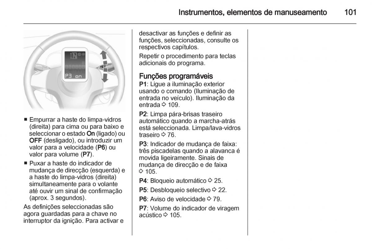 Opel Corsa D manual del propietario / page 103