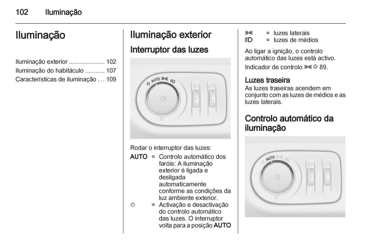 Opel Corsa D manual del propietario / page 104