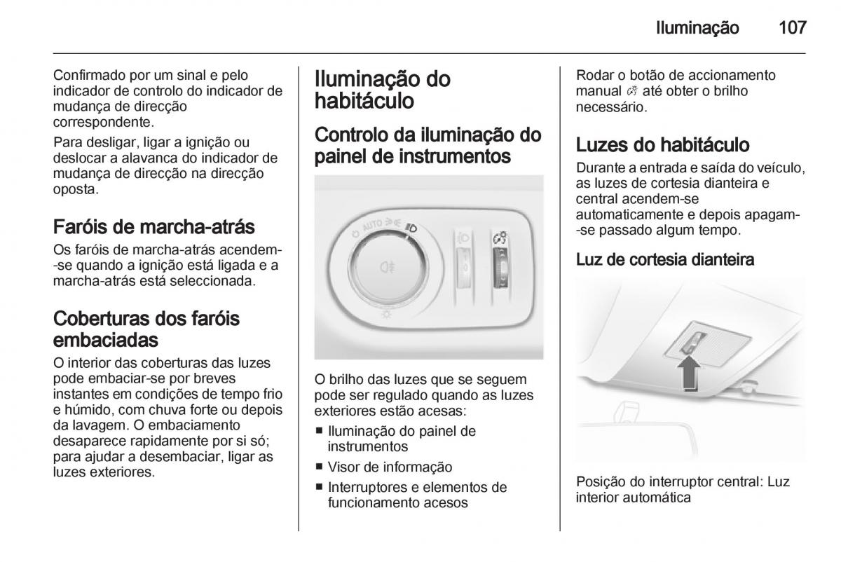 Opel Corsa D manual del propietario / page 109