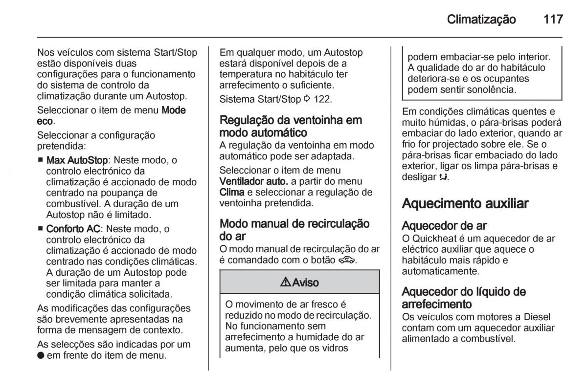 Opel Corsa D manual del propietario / page 119