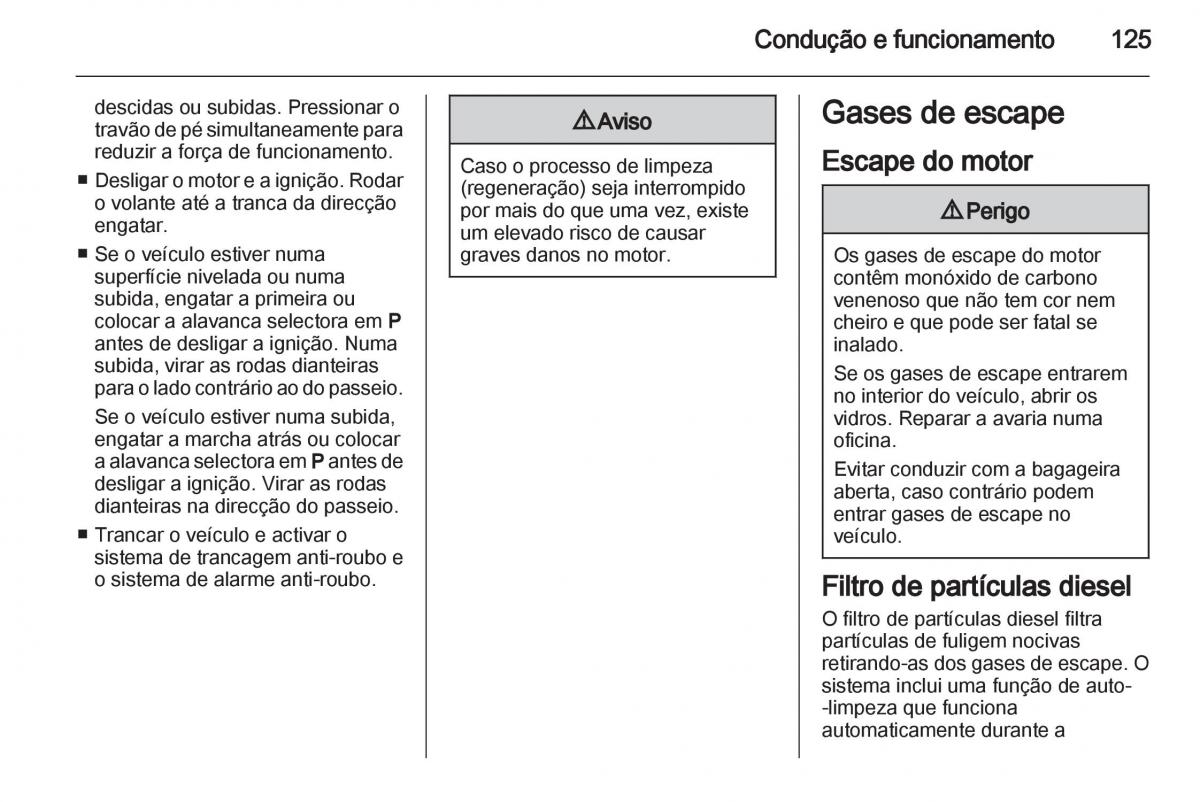 Opel Corsa D manual del propietario / page 127