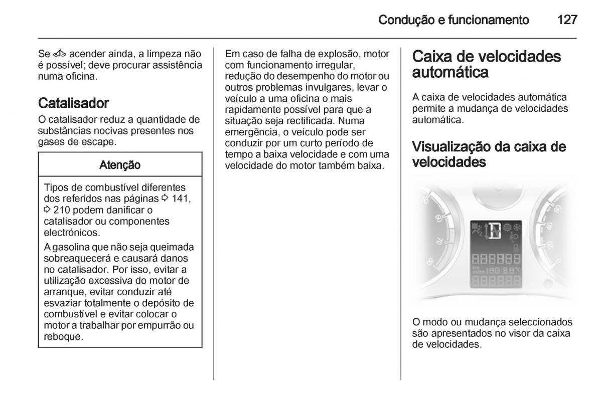 Opel Corsa D manual del propietario / page 129