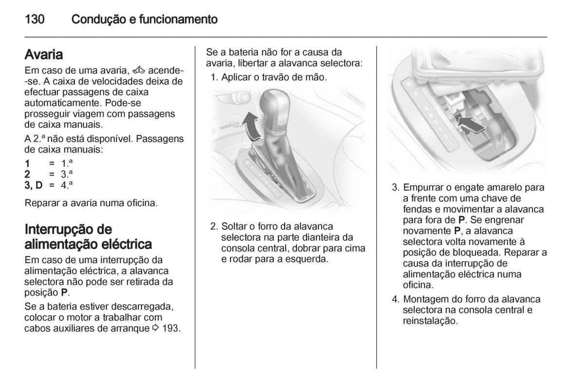 Opel Corsa D manual del propietario / page 132