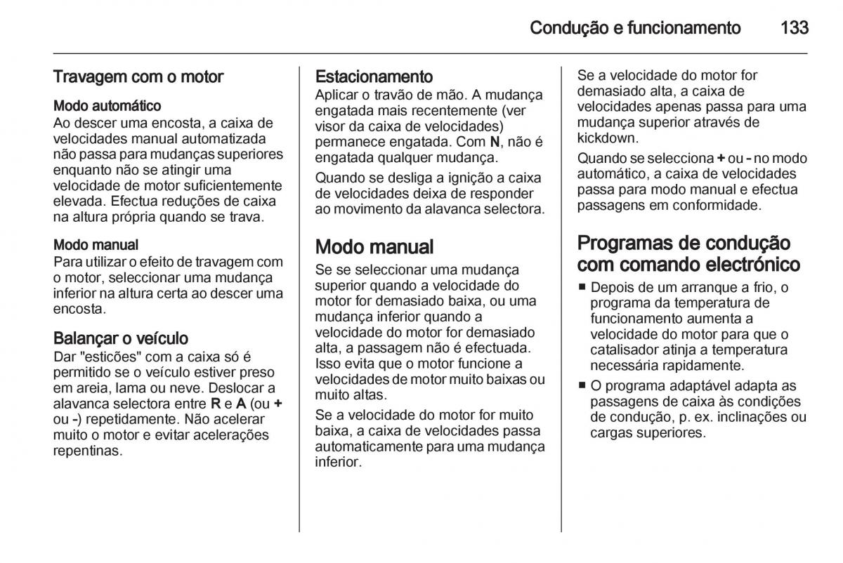 Opel Corsa D manual del propietario / page 135