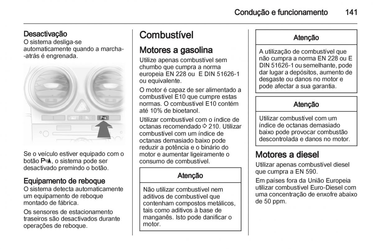 Opel Corsa D manual del propietario / page 143