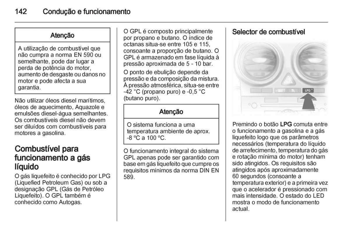 Opel Corsa D manual del propietario / page 144