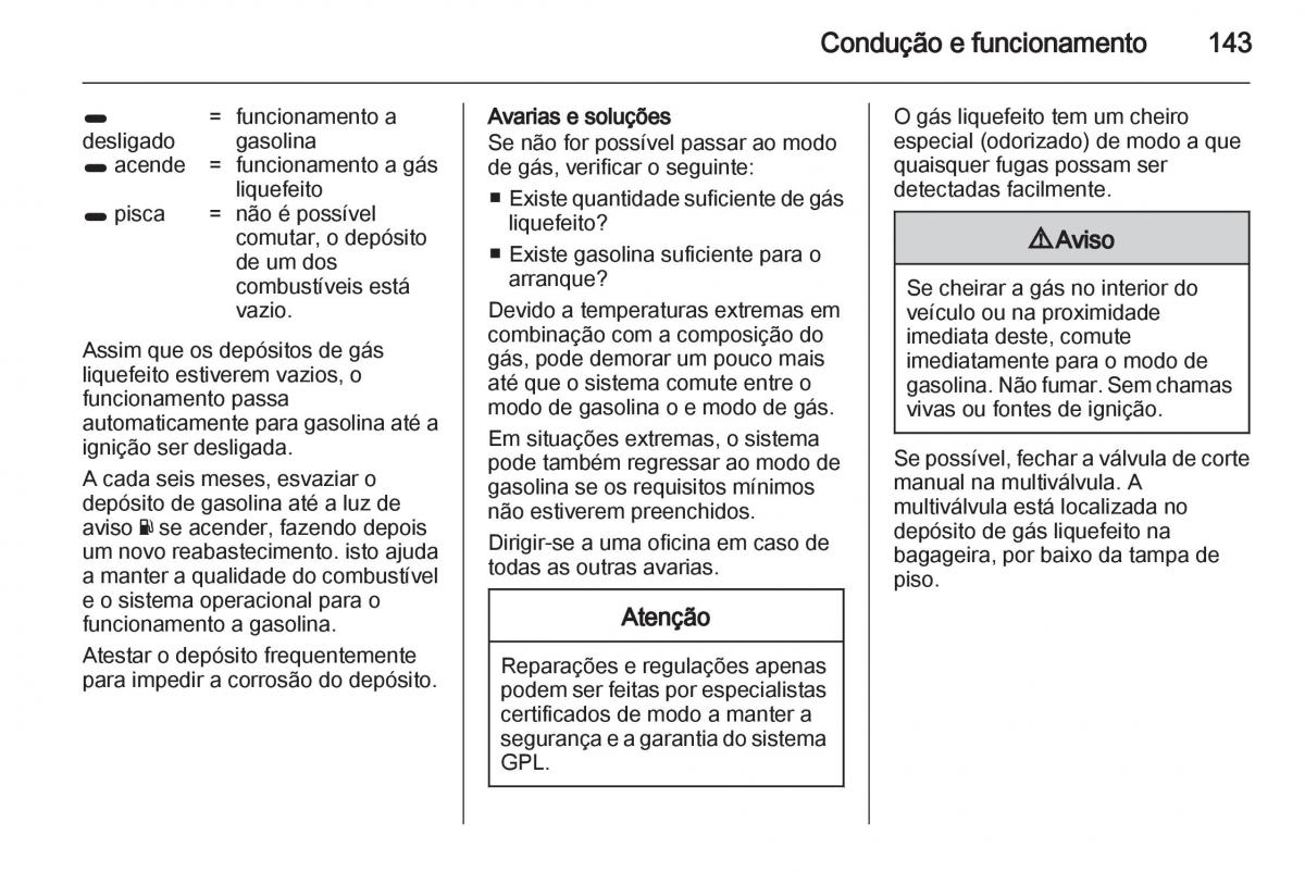 Opel Corsa D manual del propietario / page 145