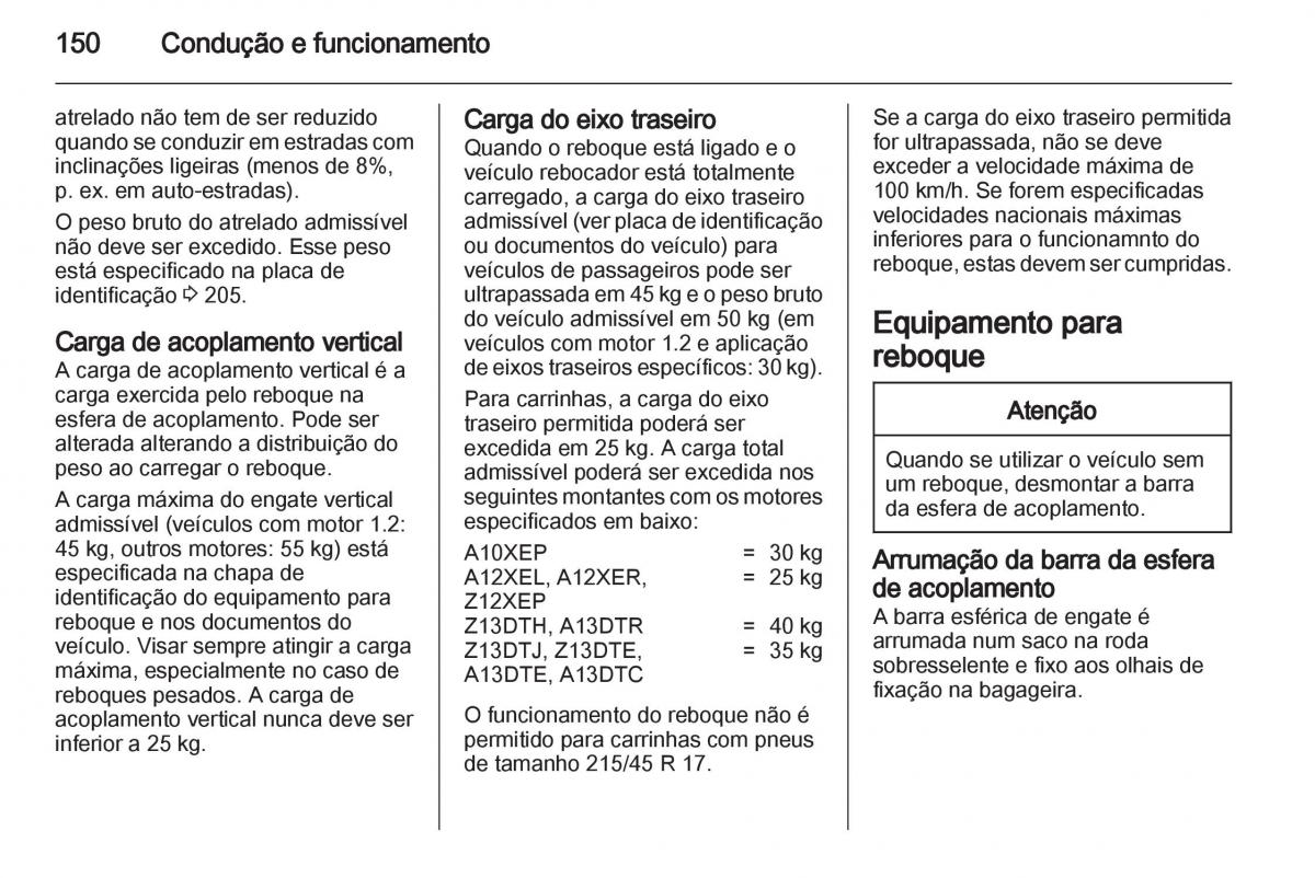 Opel Corsa D manual del propietario / page 152