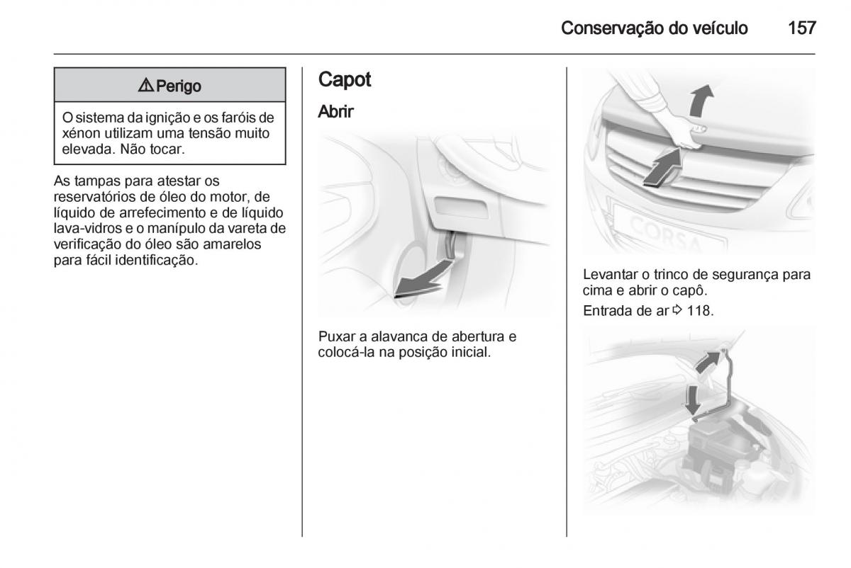 Opel Corsa D manual del propietario / page 159